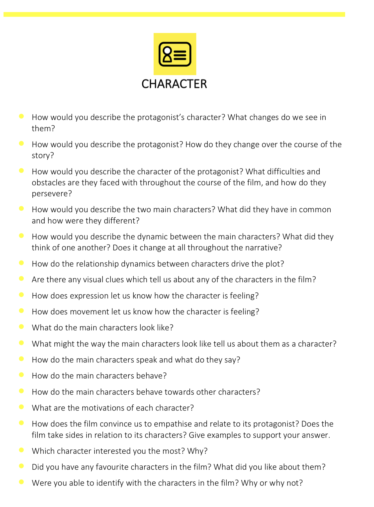 The 5Ss and 5Cs Framework – Film English