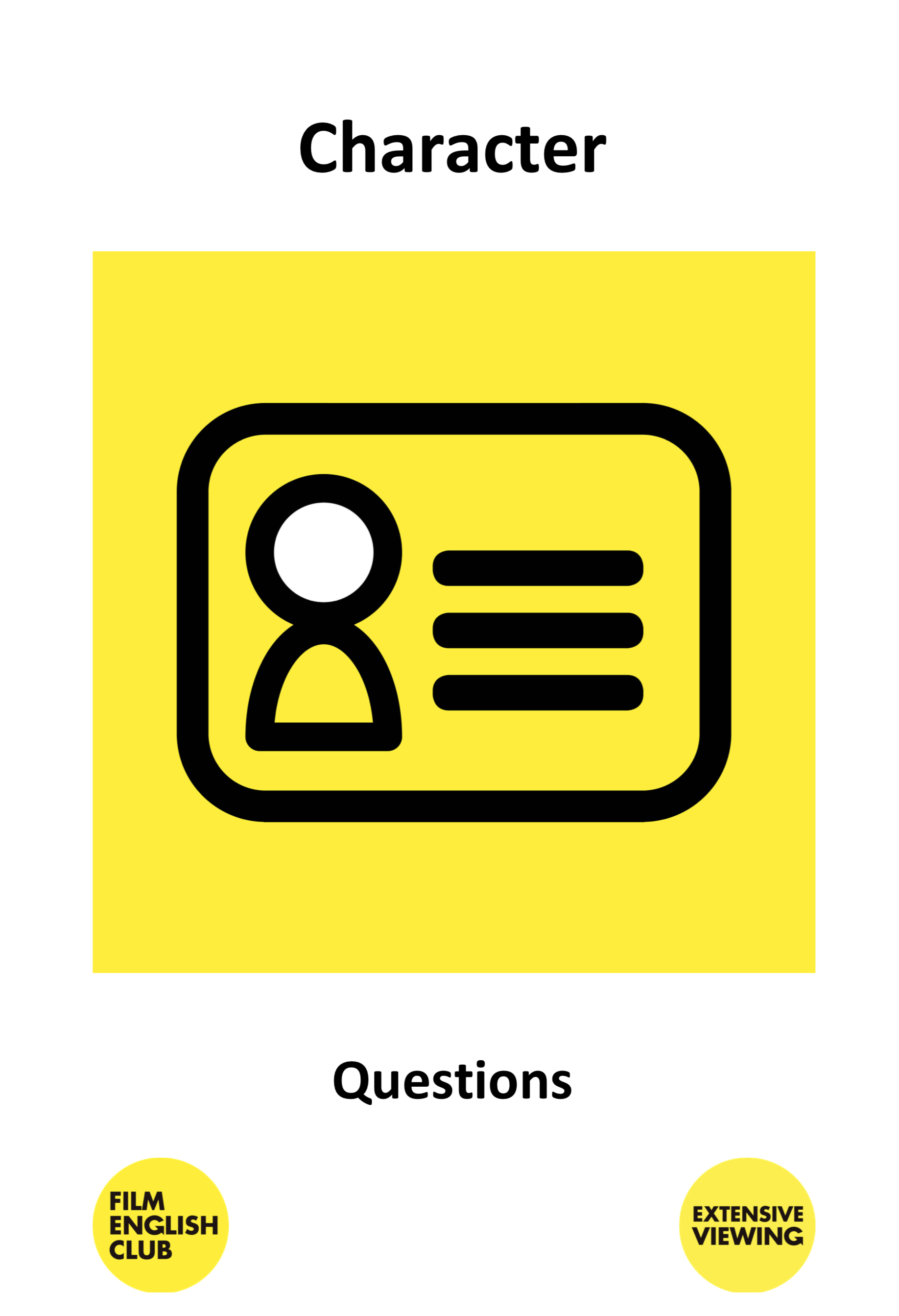 Character Analysis Questions Film English