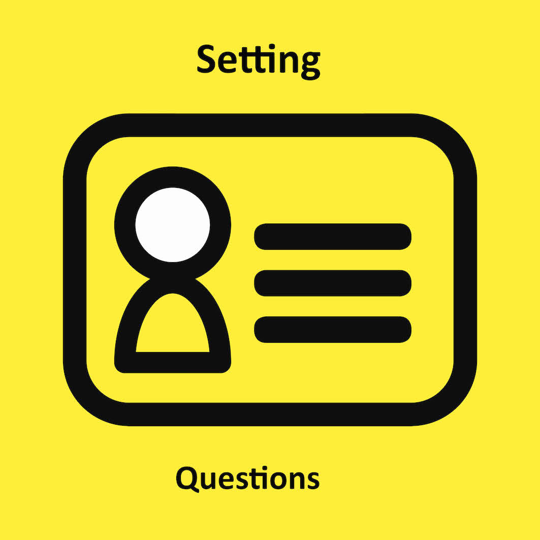 Setting Question Setting Questions