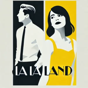 Cover image for the ESL extensive viewing guide La La Land