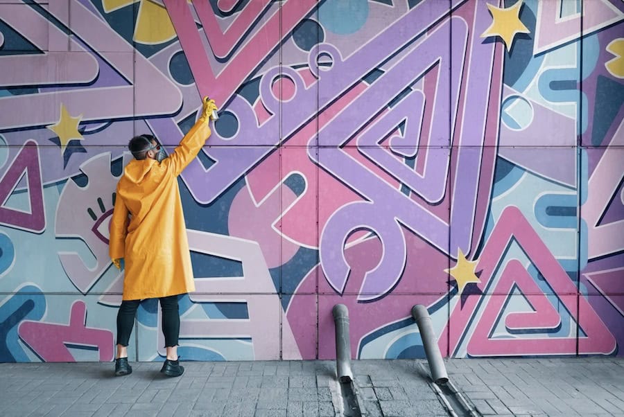 Cover image for ESL lesson plan on street art and street artists