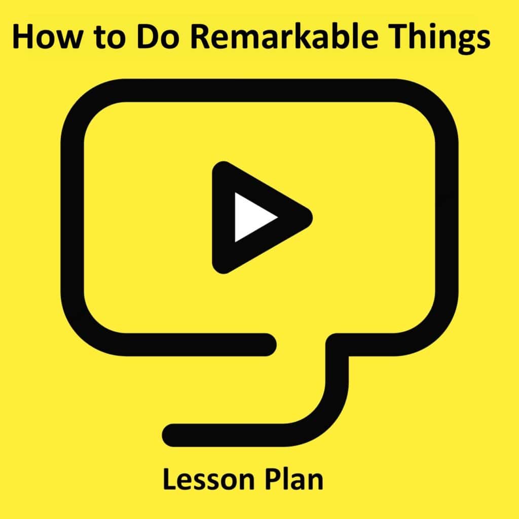 Link to full downloadable ESL video lesson plan on developing a high-performance mindset and achieving remarkable things – ideal for B2–C1 learners 