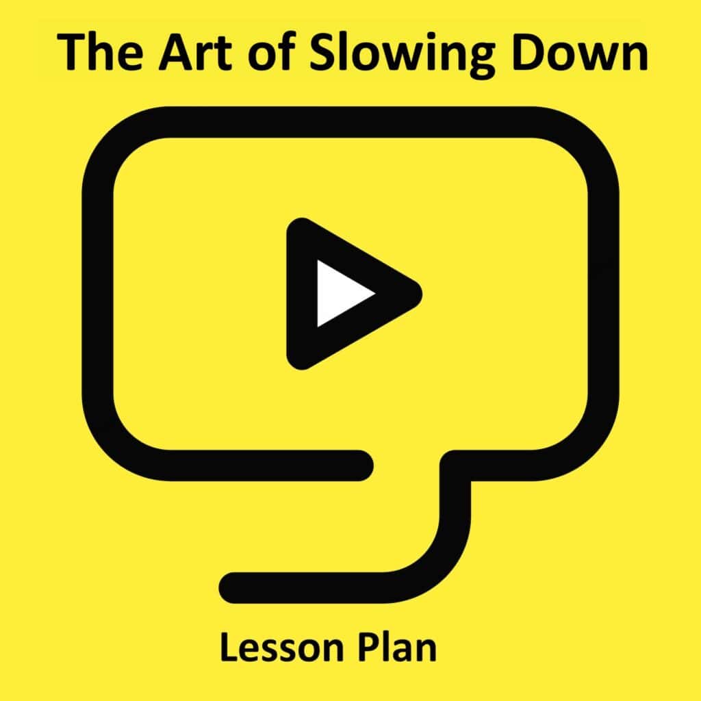 Link to full downloadable ESL video lesson plan on appreciating small things and slowing down – ideal for B1–B2 students